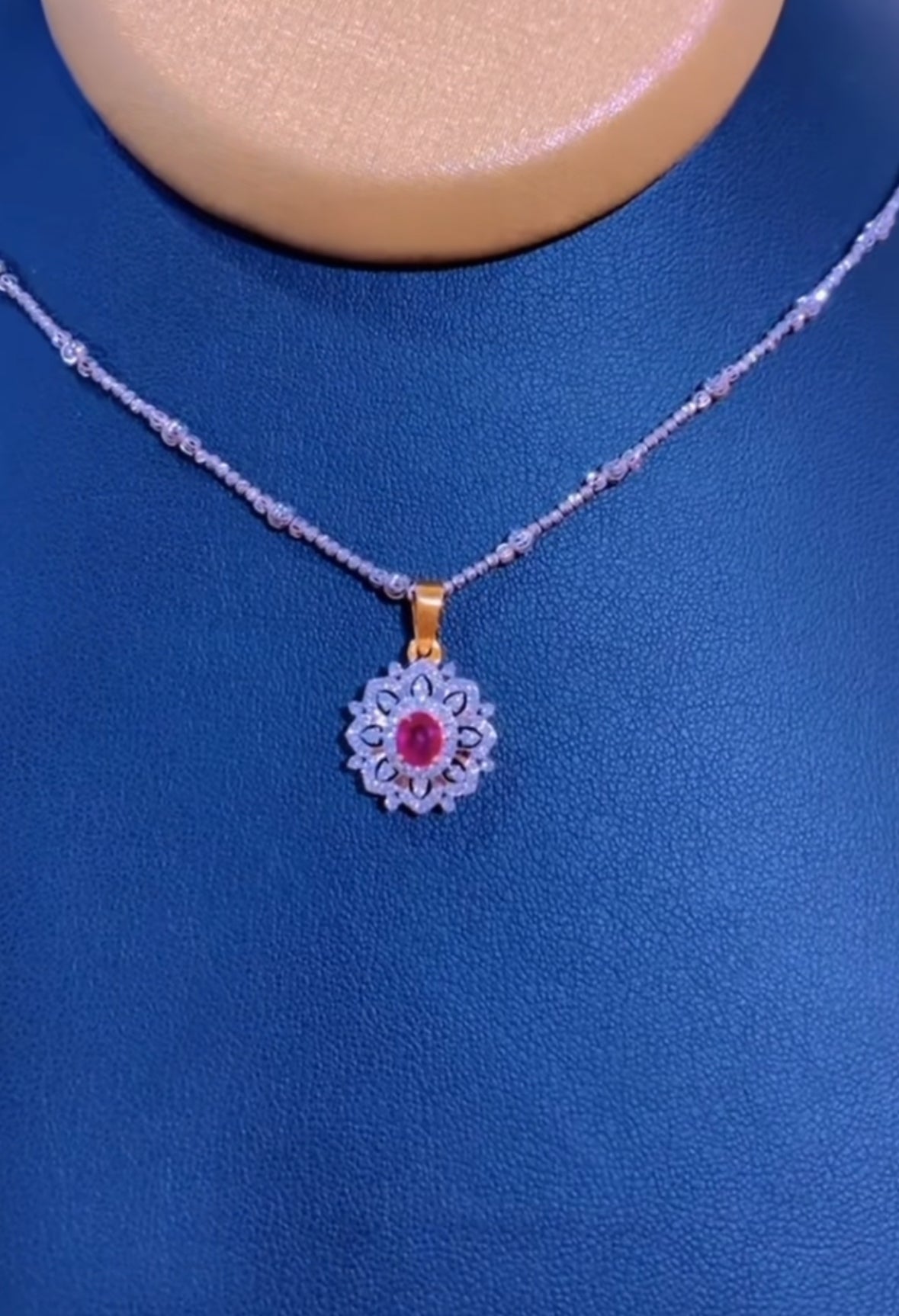 Ruby and Diamond Pendant (Pre-Order Only)