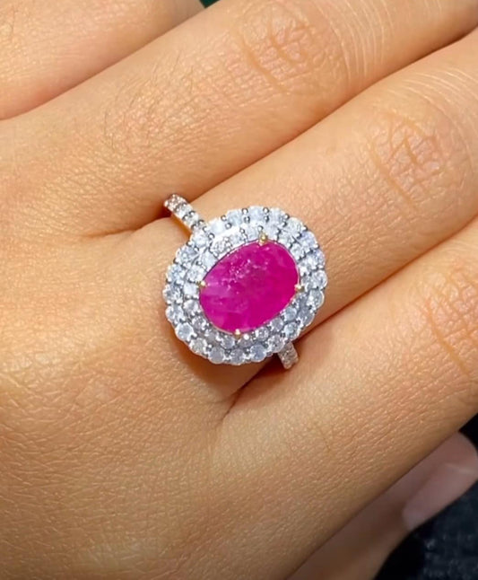 Ruby and Diamond Ring