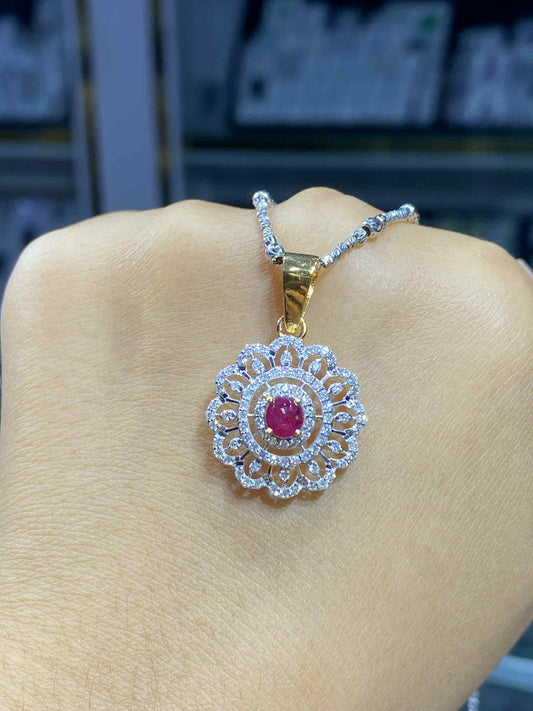 Ruby and Diamond Pendant (Pre-Order Only)